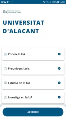 appUA, Universitat d'Alacant android App screenshot 6